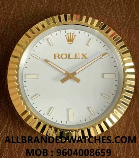 rolex wall clock replica|rolex wall clock original.